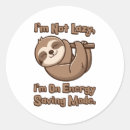 Search for save energy stickers Sloth