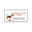 Search for cute beagle return address labels Pet