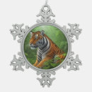 Search for zoo animal christmas tree decorations Tiger