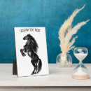 Search for horse plaques Mustang