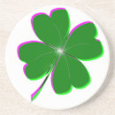Search for lucky coasters 4 leaf clover