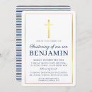 Search for white gold christening invitations Elegant