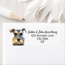 Search for schnauzer return address labels Puppy