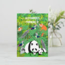 Search for red panda birthday invitations Bamboo