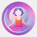 Search for asanas stickers Fitness