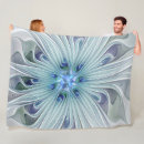 Search for royal blue and white blankets For her