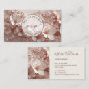 Search for flower shape business cards Nature