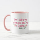 Search for the lord is my strength mugs Scripture