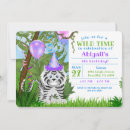 Search for white tiger invitations Safari