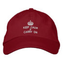 Search for keep calm carry on hats British