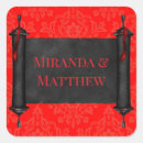 Search for black scroll stickers Damask