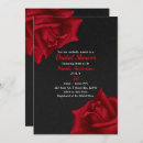 Search for red black bridal shower invitations Modern