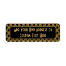 Search for great gatsby return address labels Retro