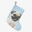 Search for pug christmas stockings Mops