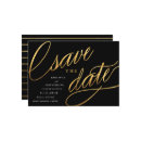 Search for simple modern save the dates Gold