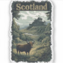 Search for highland cattle stickers Scotland
