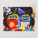 Search for mexican day of the dead postcards Fiesta