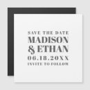 Search for bold date invitations Typography