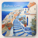 Search for greece coasters Watercolor