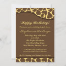Search for giraffe print invitations Trendy