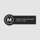 Search for black and white name tags Simple