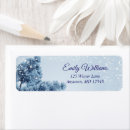 Search for winter wonderland return address labels Blue