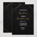 Search for gold frame baby shower invitations Geometric