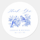 Search for love bird wedding stickers Thank you