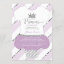 Search for lilac princess baby shower invitations Purple