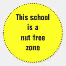 Search for nut free stickers Peanut