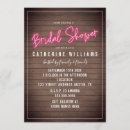 Search for neon bridal shower invitations Typography