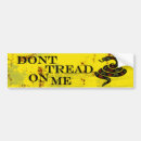Search for dont bumper stickers Dont tread on me