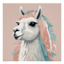 Search for llama posters Pink