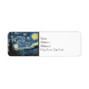 Search for van gogh starry night return address labels Post impressionism