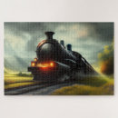 Search for locomotive puzzles Vintage