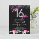 Search for pink diamond invitations Glitter