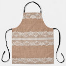 Search for burlap and lace aprons Beige