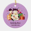 Search for cat face christmas tree decorations Cute kitten