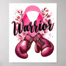 Search for boxing gloves posters Cancer warrior