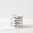 Search for heart espresso mugs Typography