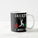 Search for funny cricket coffee mugs Sports