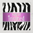 Search for square sweet 16 invitations Hot pink