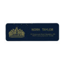 Search for glitz and glam return address labels Modern