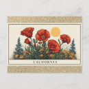Search for state flower postcards Colourful