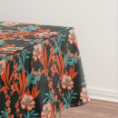 Search for orange floral tablecloths Dark