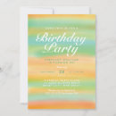 Search for sunset birthday invitations Summer