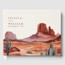 Search for western wedding guest books Burnt orange