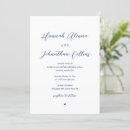Search for reception to follow on invitations Navy blue