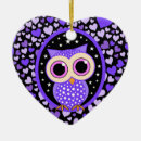 Search for owl christmas tree decorations girly