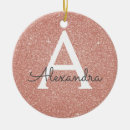 Search for initials christmas tree decorations Elegant